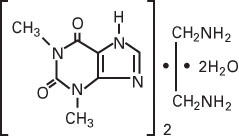 structural formula aminophylline