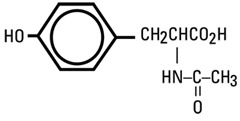 structural formula N-Acetyl-L-Tyrosine