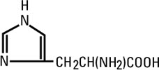 structural formula Histidine