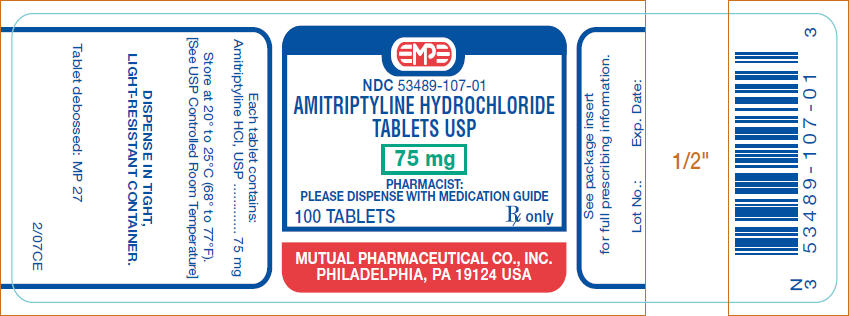 Principal Display Panel - 75 mg Bottle Label
