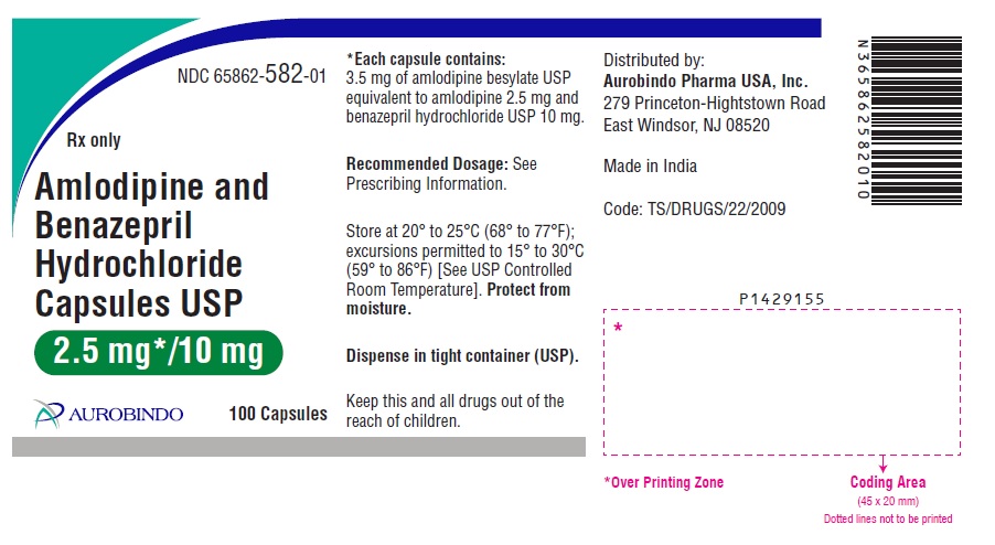 PACKAGE LABEL-PRINCIPAL DISPLAY PANEL - 2.5 mg/10 mg (100 Capsules Bottle)
