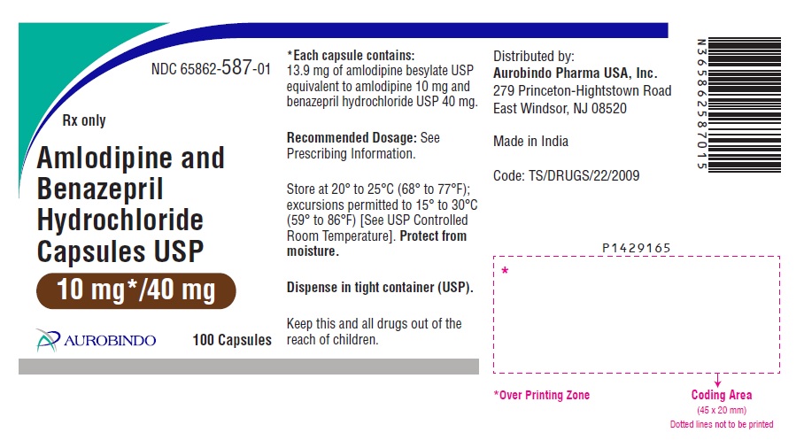 PACKAGE LABEL-PRINCIPAL DISPLAY PANEL - 10 mg/40 mg (100 Capsules Bottle)
