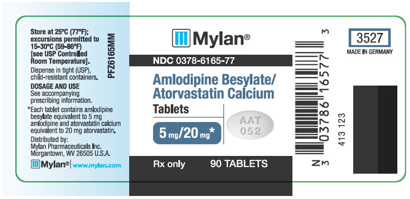 PRINCIPAL DISPLAY PANEL - 5 mg/20 mg Tablet Label