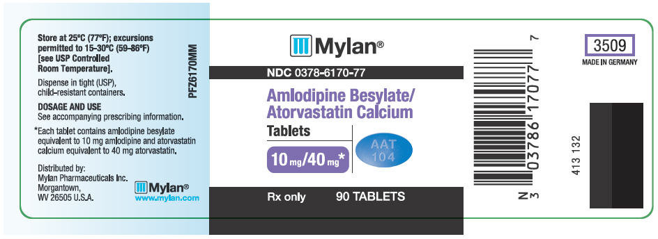 PRINCIPAL DISPLAY PANEL - 10 mg/40 mg Tablet Label