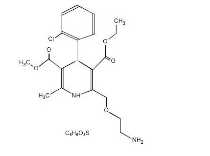 amlodipine structural formula