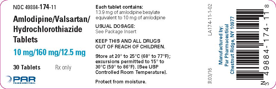 10 mg/160 mg/12.5 mg - 30 tablets