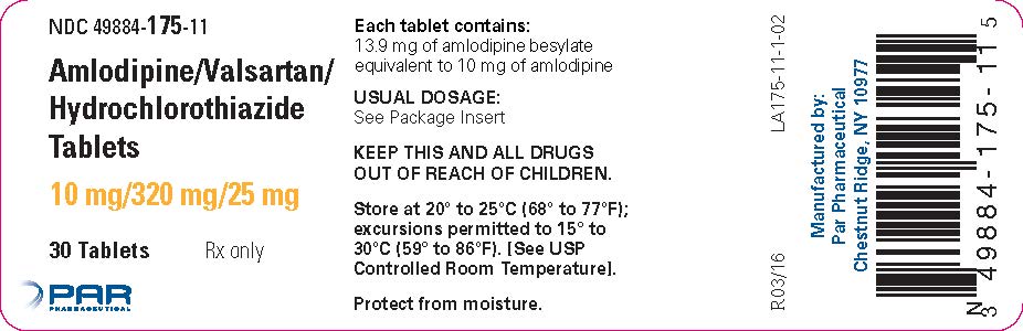 10 mg/320 mg/25 mg - 30 tablets