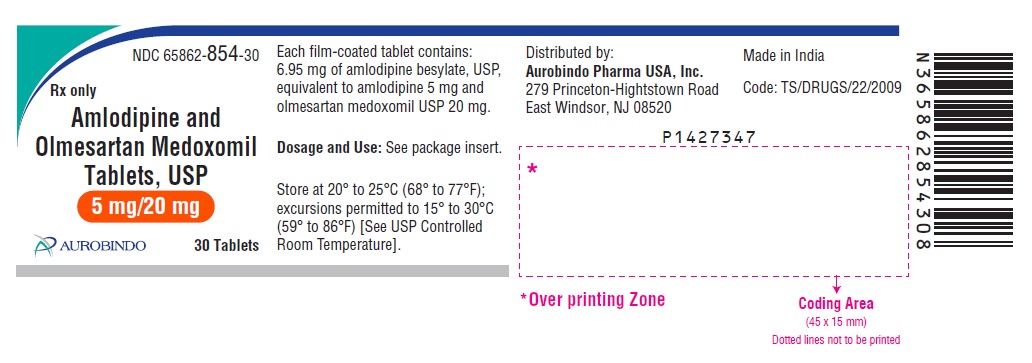 PACKAGE LABEL-PRINCIPAL DISPLAY PANEL - 5 mg/20 mg (30 Tablet Bottle)