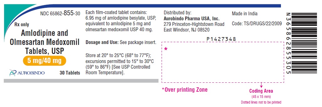 PACKAGE LABEL-PRINCIPAL DISPLAY PANEL - 5 mg/40 mg (30 Tablet Bottle)