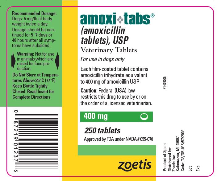 amoxi tabs® (amoxicillin tablets), USP Veterinary Tablets For use in