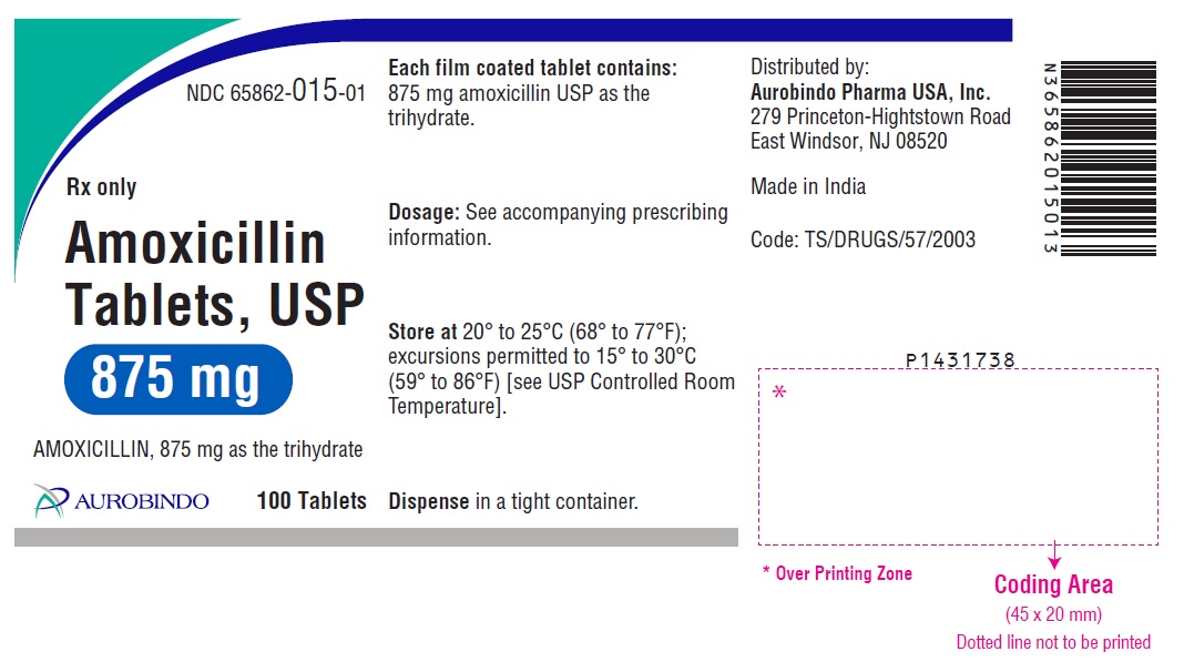 PACKAGE LABEL-PRINCIPAL DISPLAY PANEL - 875 mg (100 Tablets Bottle)
