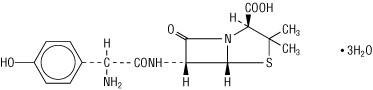 amoxicillin chemical structure