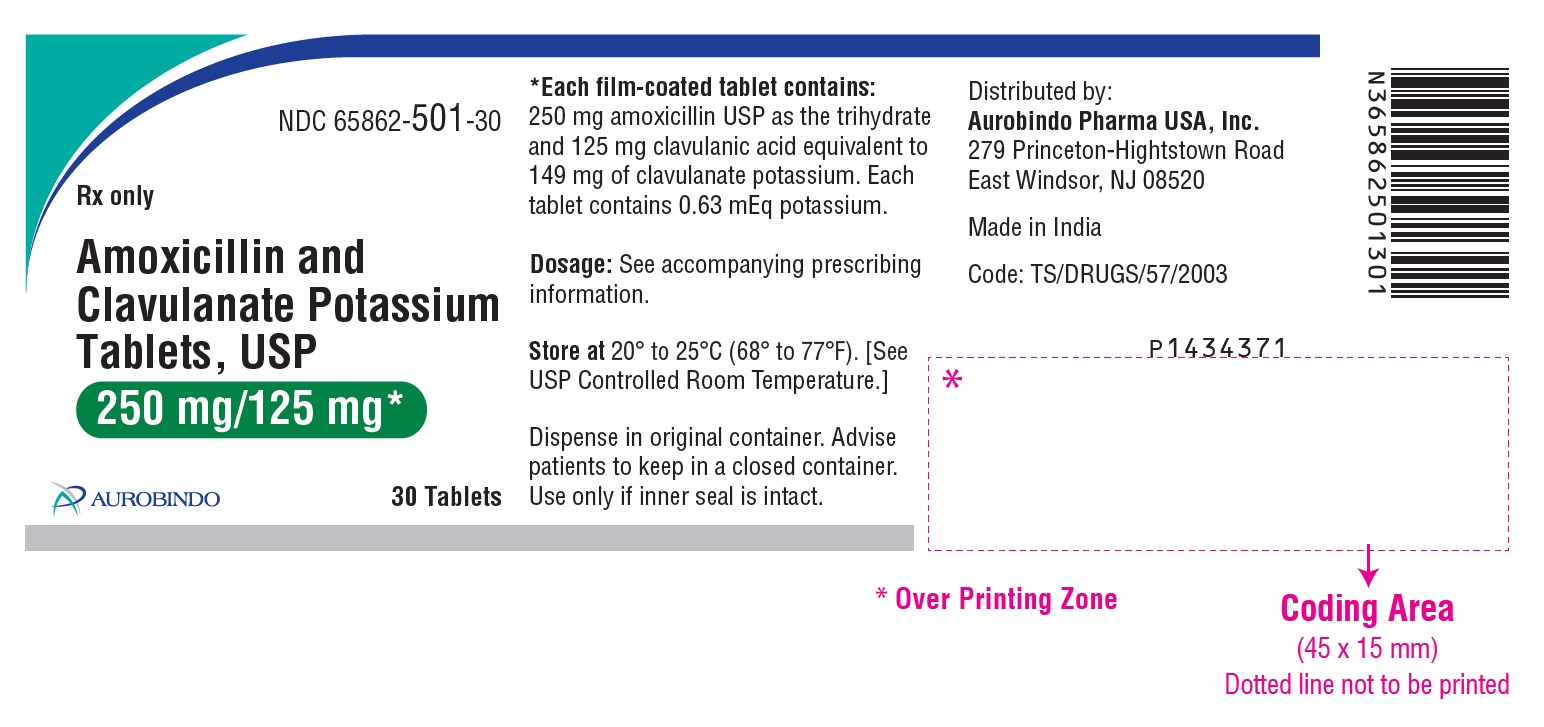 PACKAGE LABEL-PRINCIPAL DISPLAY PANEL - 250 mg/125 mg (30 Tablets Bottle)