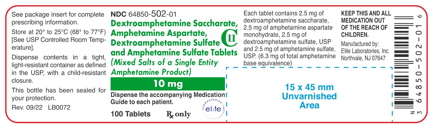 amphentamine-container-label-10mg-100ct