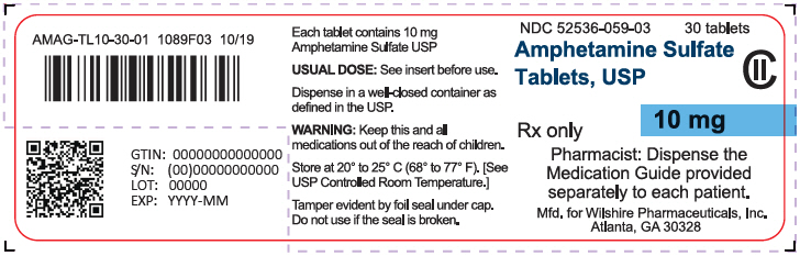 PRINCIPAL DISPLAY PANEL - 10 mg Tablet Bottle Label - 059-03