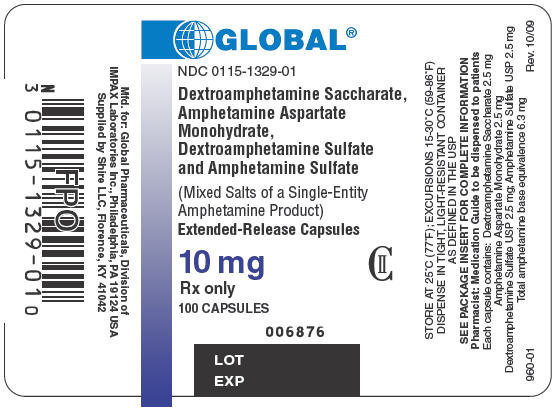 PRINCIPAL DISPLAY PANEL - 10 mg Bottle Label