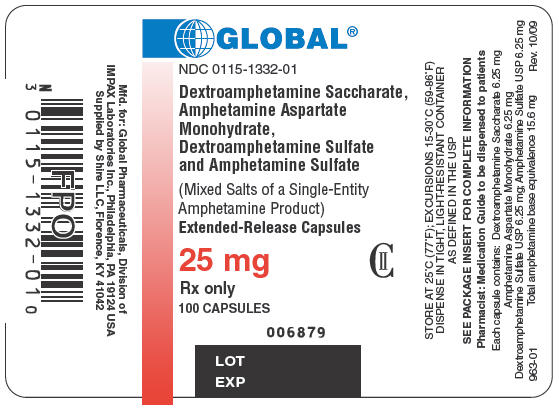 PRINCIPAL DISPLAY PANEL - 25 mg Bottle Label