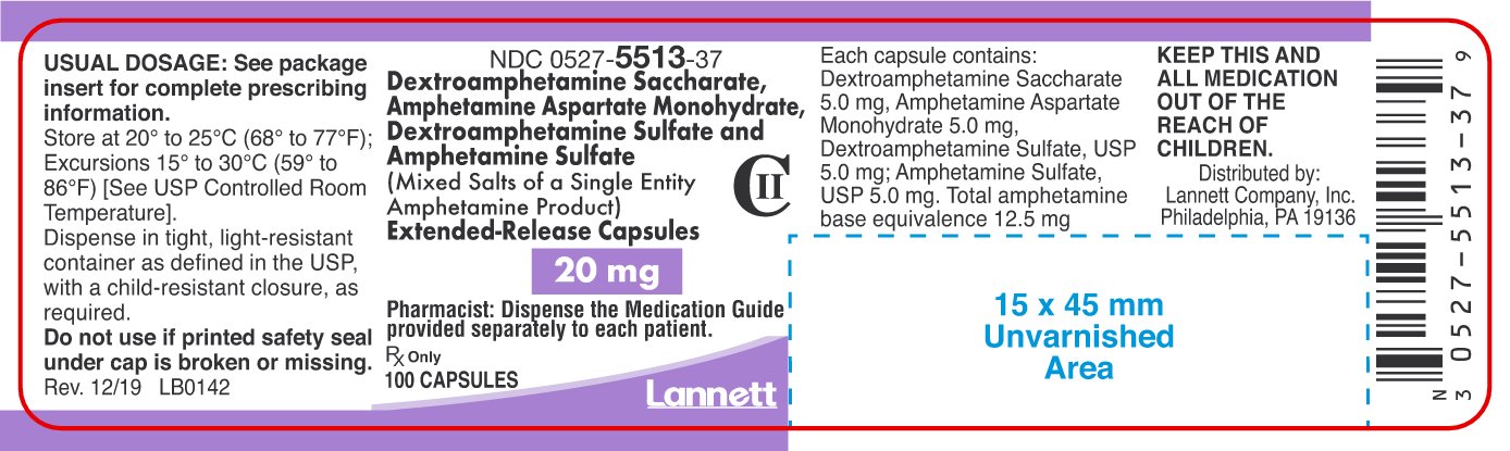 amphetamine-er-container-label-20mg-100ct