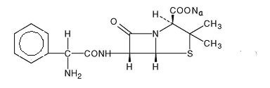 Ampicillin Chemical Structure