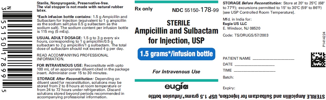 PACKAGE LABEL-PRINCIPAL DISPLAY PANEL - 1.5 g Infusion Bottle Label