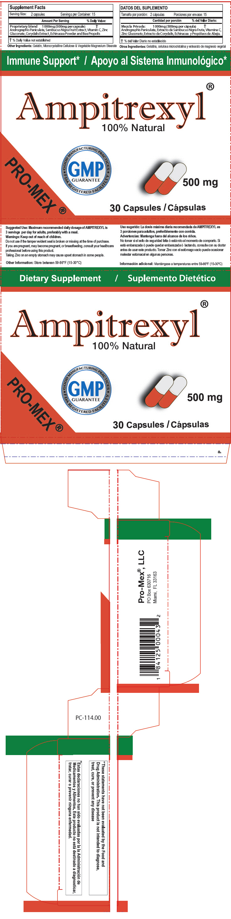 Principal Display Panel - 500 mg Capsule Blister Pack Carton