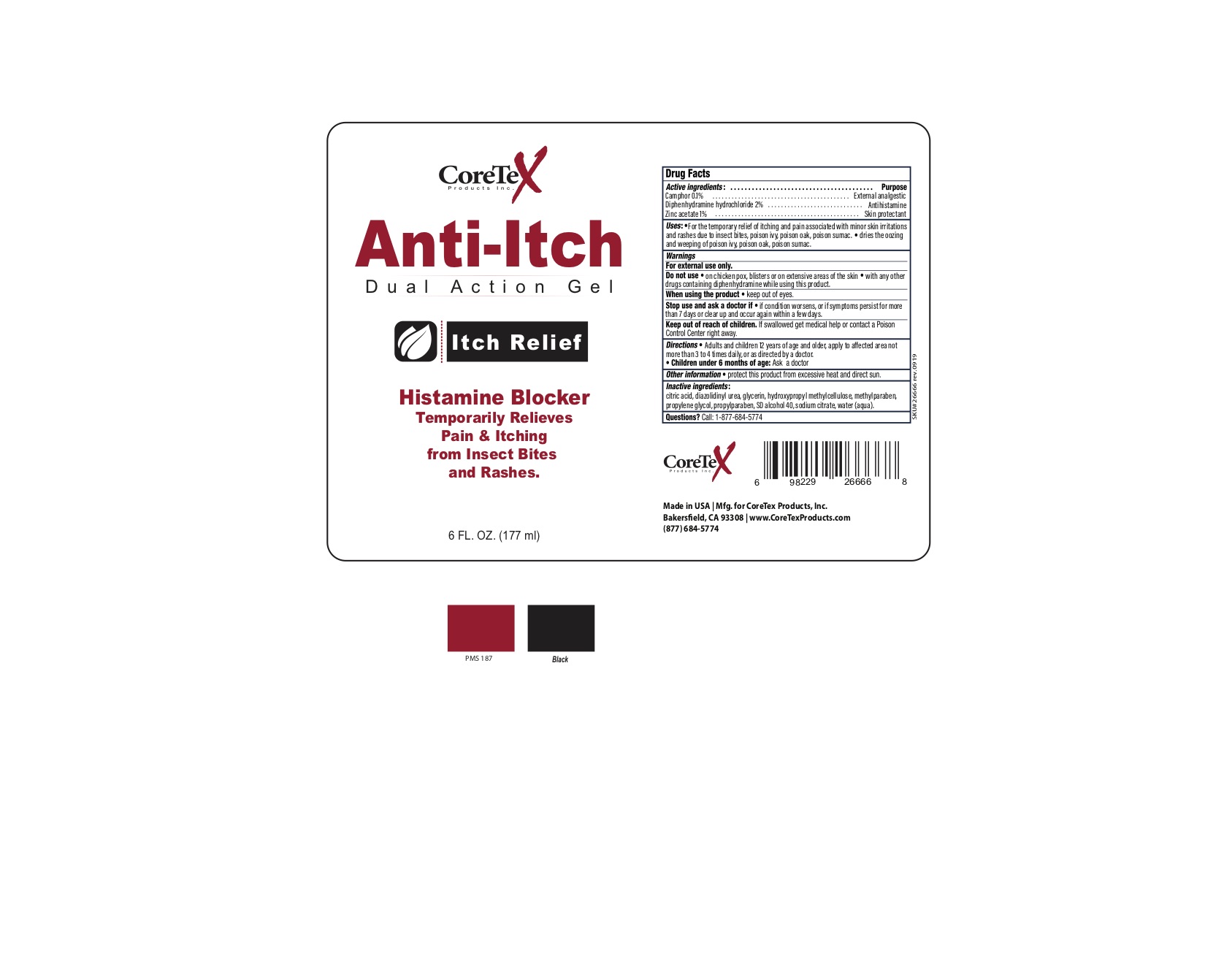 anti-itch label