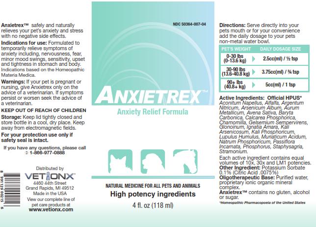 Anxietrex Label