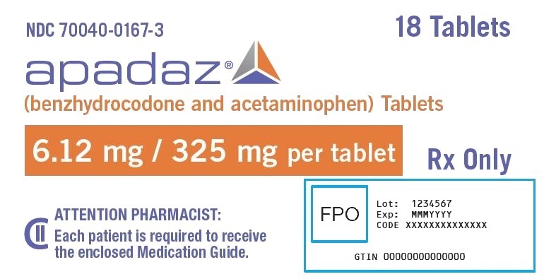 6.12 mg / 325 mg Blister Pack