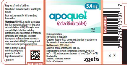 5.4 mg Tablet Bottle Label