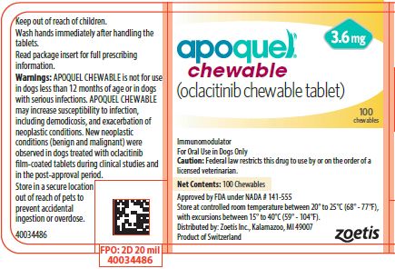 3.6 mg Tablet Bottle Label