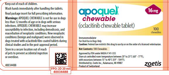 16 mg Tablet Bottle Label
