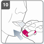 Figure J
Step 10. Inhale the medicine
