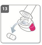 Figure M
Step 12. Remove capsule
