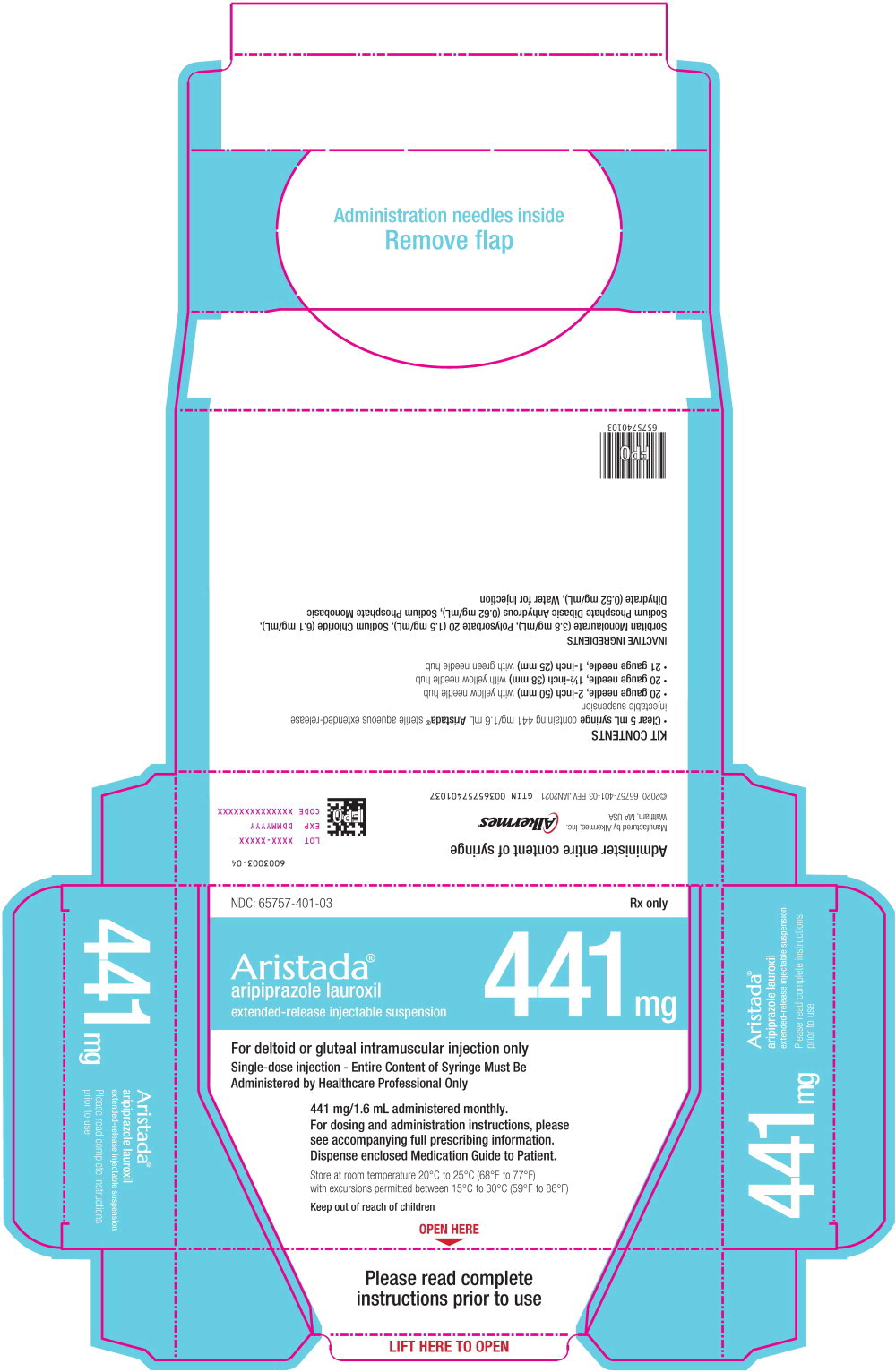 Principal Display Panel - 441 mg/1.6 mL Carton Label

