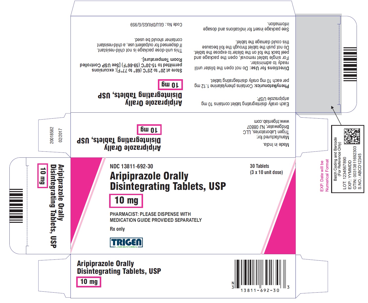 10 mg 30 Tablets in 1 Carton