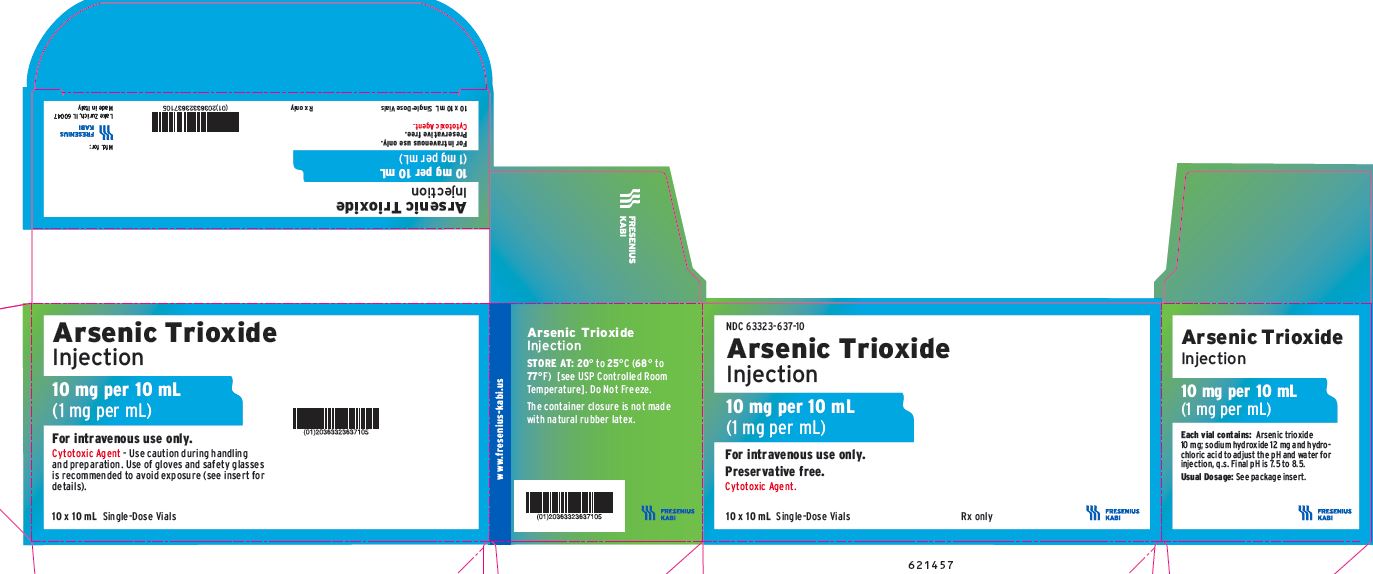 PACKAGE LABEL - PRINCIPLE DISPLAY - Arsenic Trioxide 10 mL Single-Dose Vial Carton Panel
