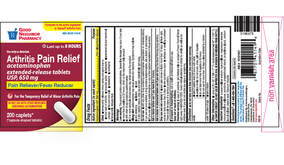 PRINCIPAL DISPLAY PANEL - 650 mg Caplet Bottle Label