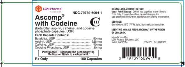 PRINCIPAL DISPLAY PANEL 
NDC 79739-6094-1
Ascomp
with Codeine
Rx Only 100 Capsules
