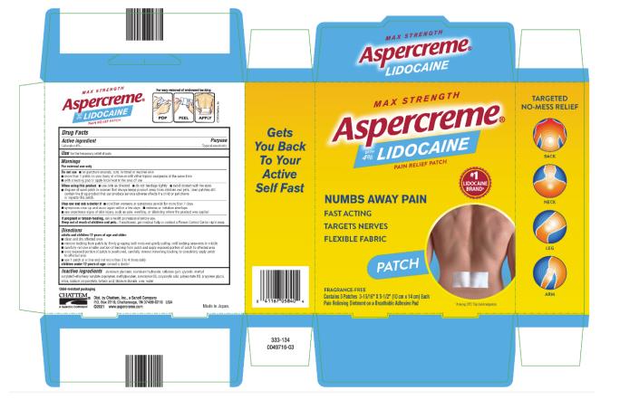 PRINCIPAL DISPLAY PANEL
Aspercreme
Lidocaine Patch
