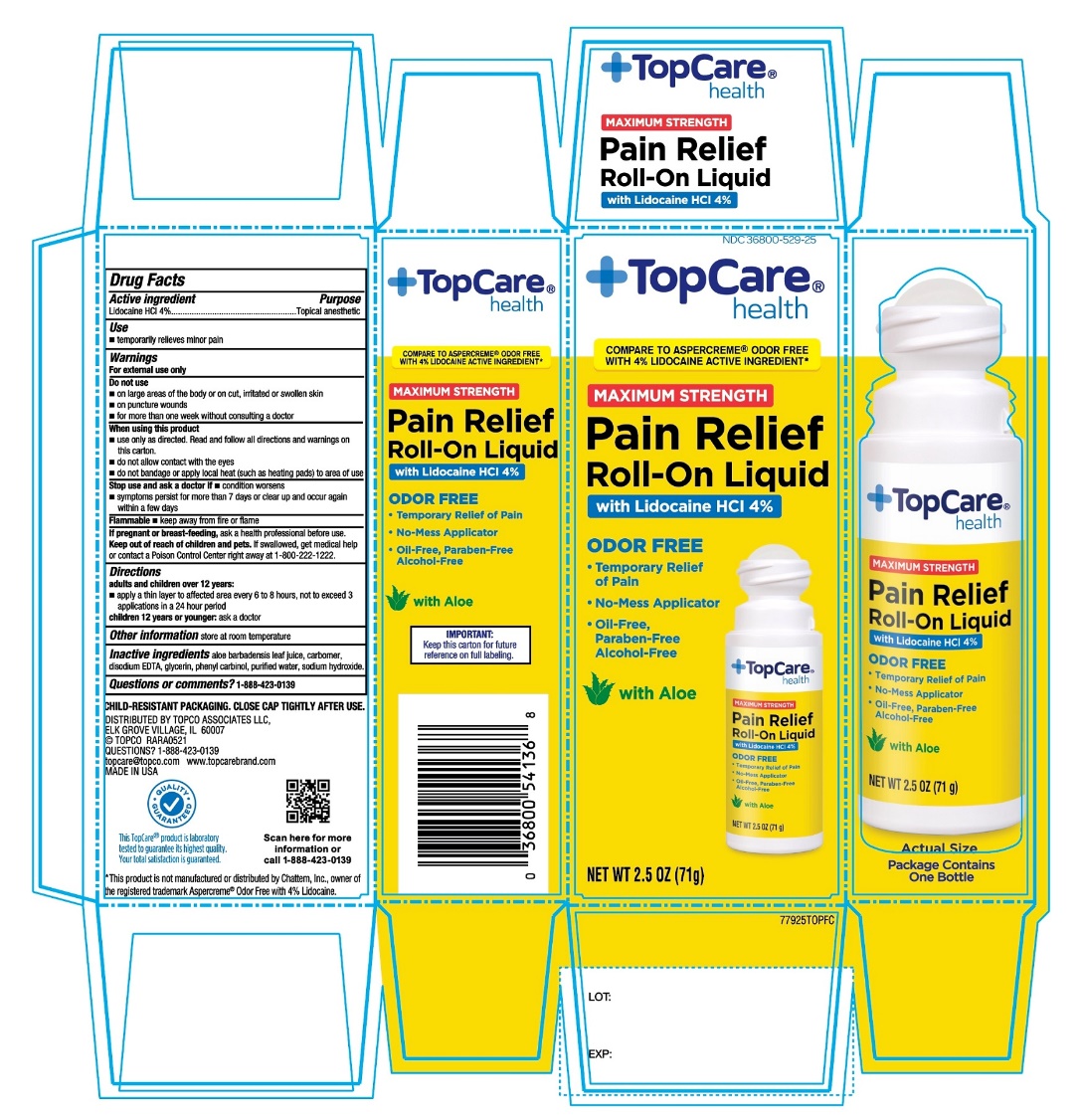 TopCare Health Maximum Strength Pain Relief Roll-On-Liquid