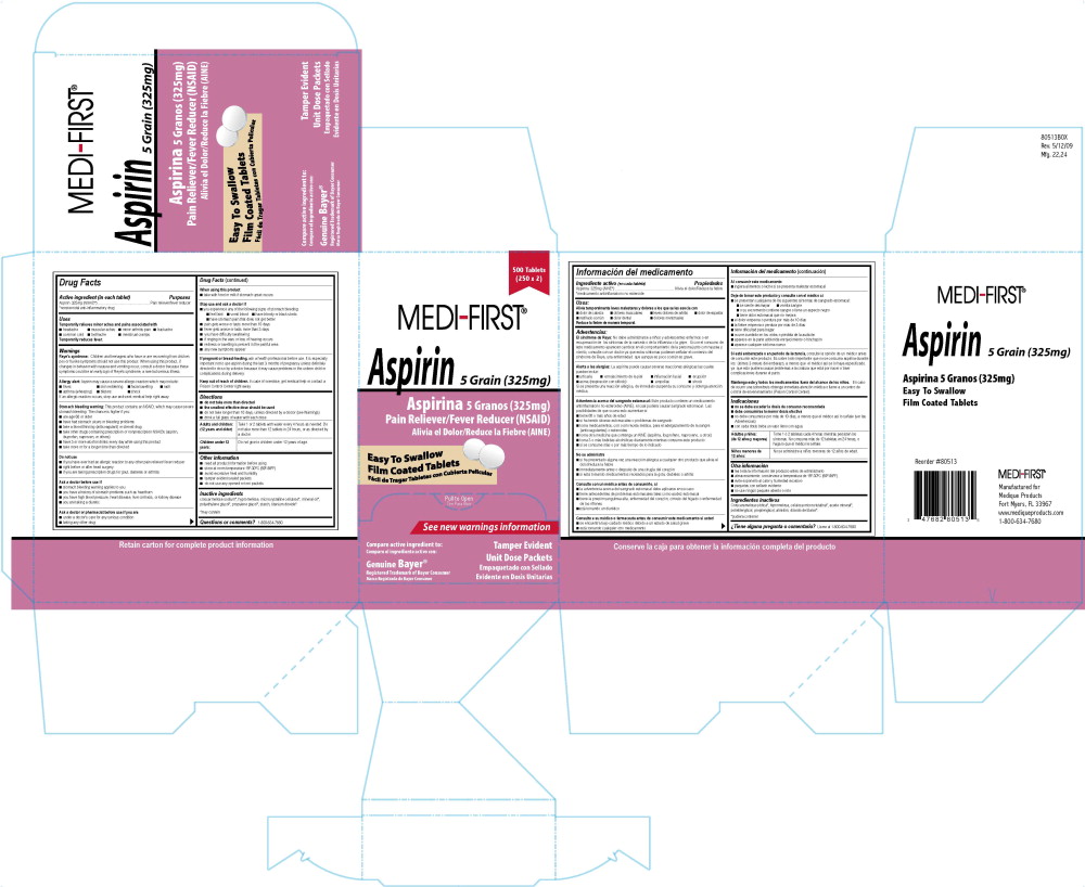 116R MF Aspirin 325 mg Label
