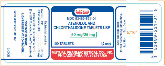 Principal Display panel - 50 mg/25 mg Bottle