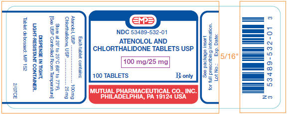 Principal Display Panel - 100 mg/25 mg Bottle