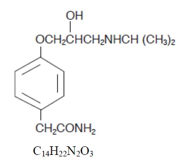 atenolol-structure