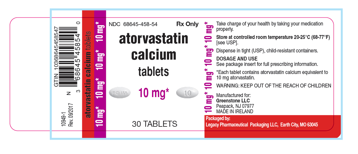 Atorvastatin Calcium Tablets 10mg