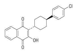 Structural Formula for Atovaquone