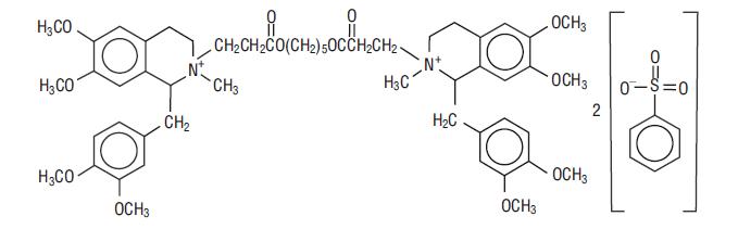 Atracurium Besylate Chemical Structure