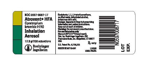 Atrovent HFA (ipratropium bromide HFA) Inhalation Aerosol