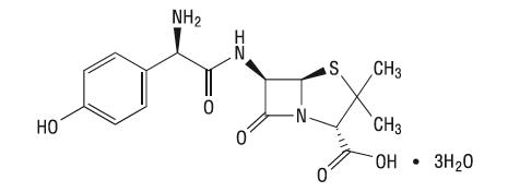 amoxicillin trihydrate chemical structure