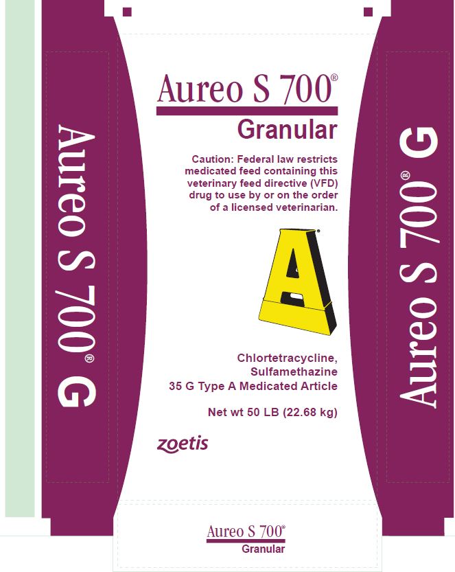 Aureo S 700 50 lb bag label
